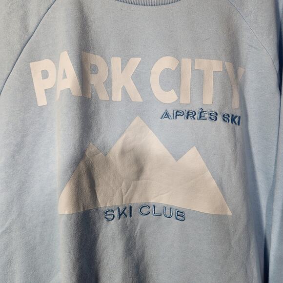 Park city Apres ski club by Special Thanks sweatshirt women's 1X - Picture 3 of 6